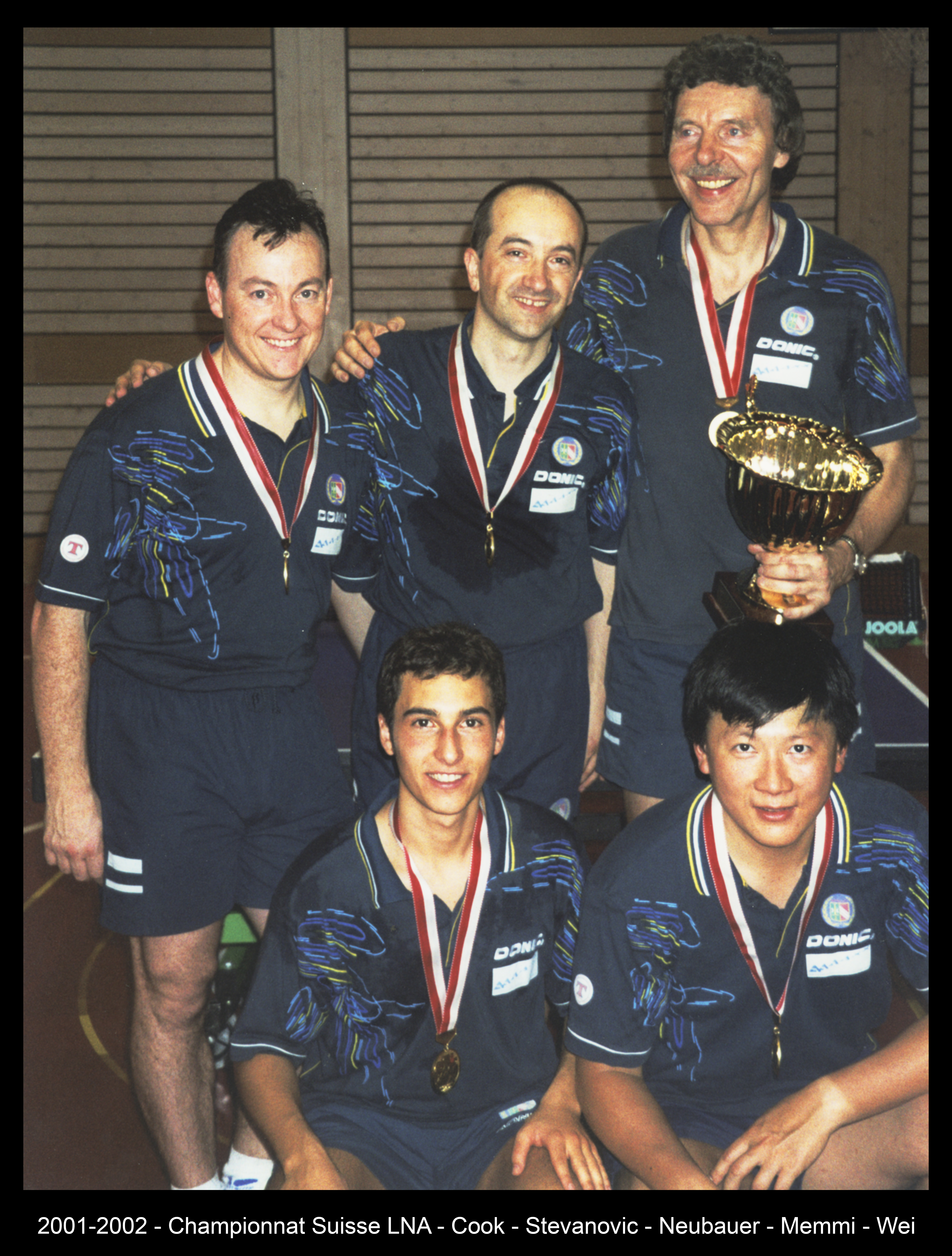 2001-2002 - Championnat Suisse LNA - Cook - Stevanovic - Neubauer - Memmi - Wei