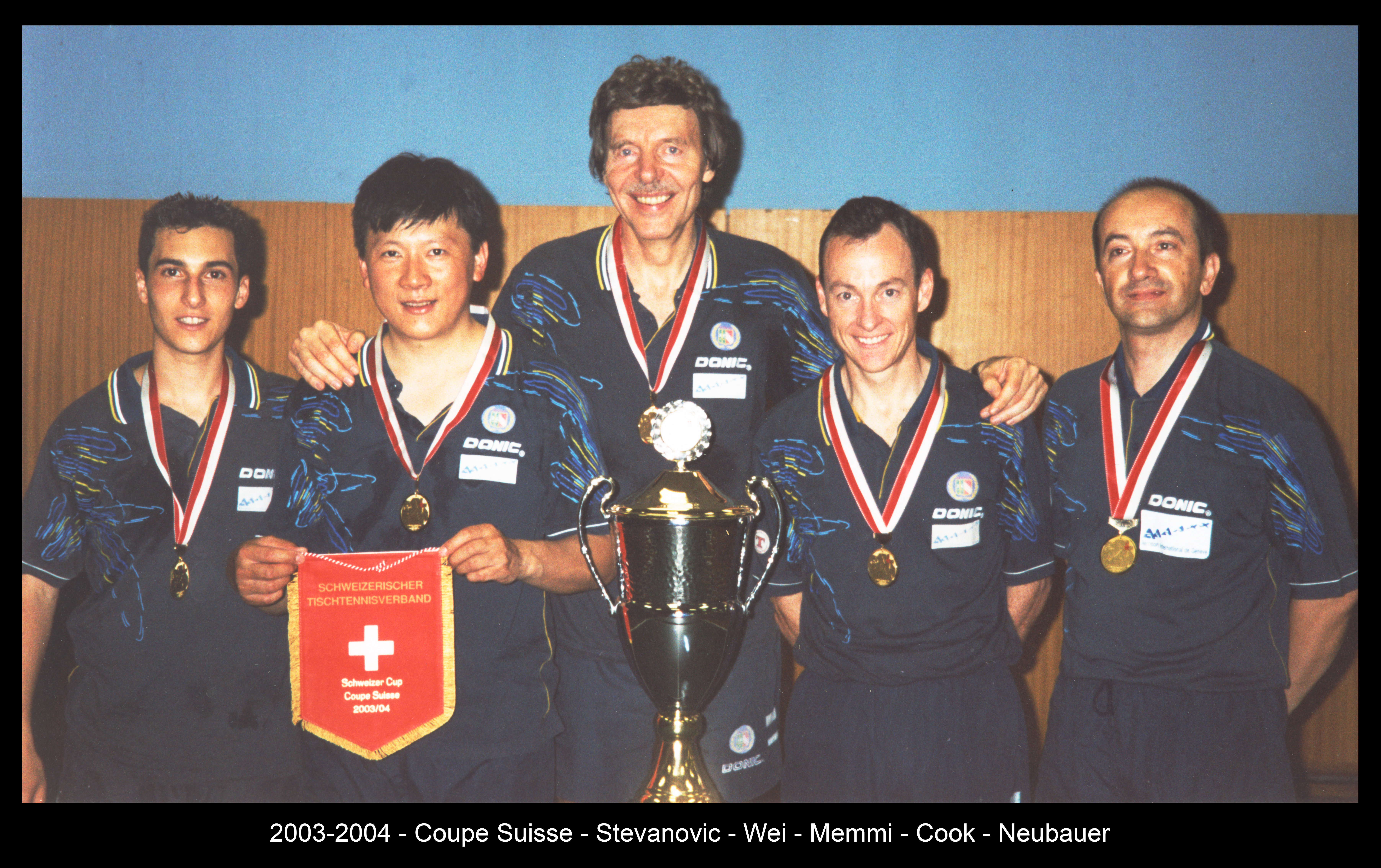 2003-2004 - Coupe Suisse - Stevanovic - Wei - Memmi - Cook - Neubauer